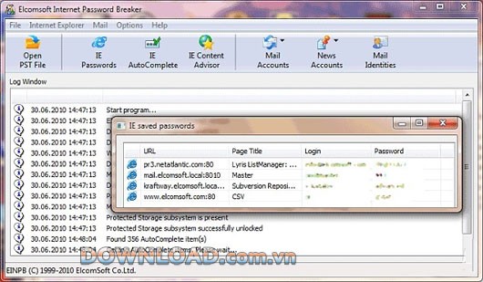 Elcomsoft Internet Password Breaker