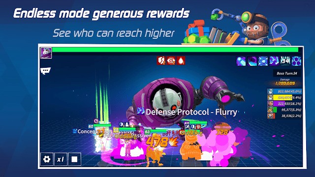 Chế độ bất tận với phần thưởng dồi dào