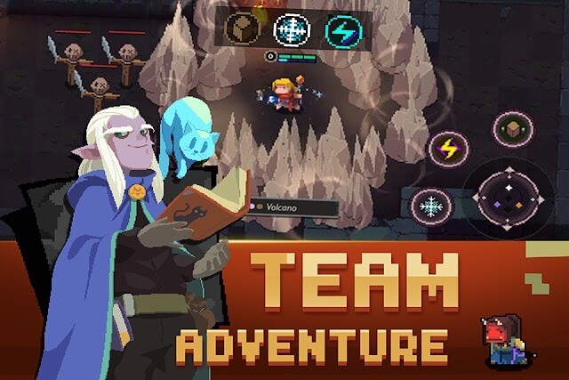 Lập team phiêu lưu trong ngục tối trong game Elemental Dungeon