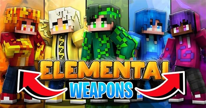 Elemental Powers Mod sẽ bổ sung vào Minecraft 4 bộ áo giáp và vũ khí nguyên tố