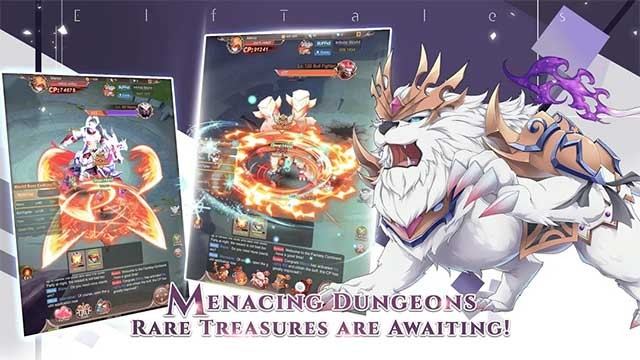 Elf Tales for Android cung cấp nhiều thú cưỡi dễ thương và trang phục lung linh