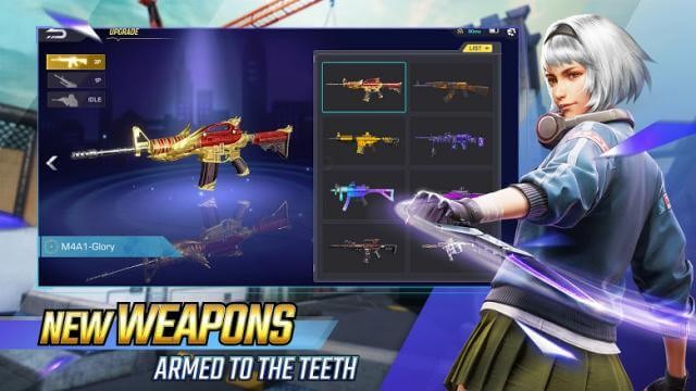 Vũ khí tối tân được trang bị tận răng