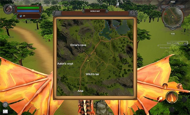 Elmarion Dragon Time game giới thiệu hàng loạt bản đồ lớn và minimap khác