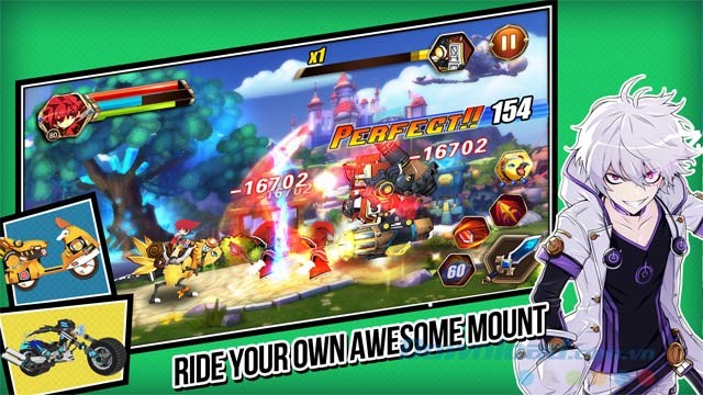 Lái các chiến cơ mạnh mẽ