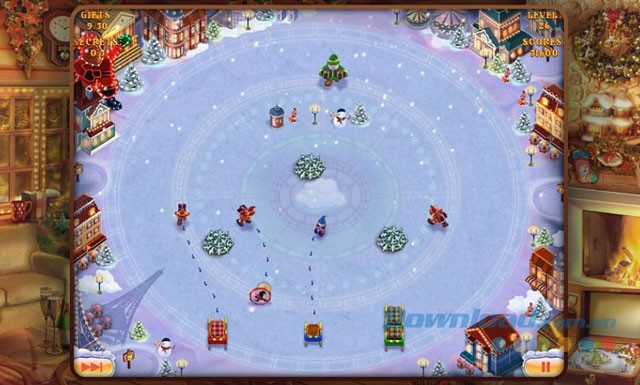 Vẽ đường cho chú lùn chuyển quà