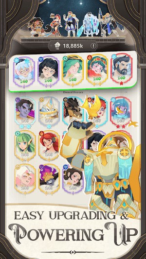 Nâng cấp và cường hóa các anh hùng