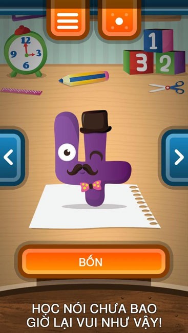 Các bé vừa học nói vừa chơi