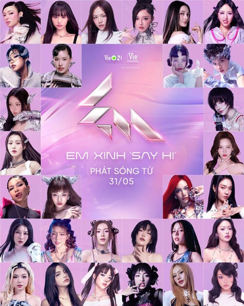 Poster chương trình Em xinh “Say Hi”
