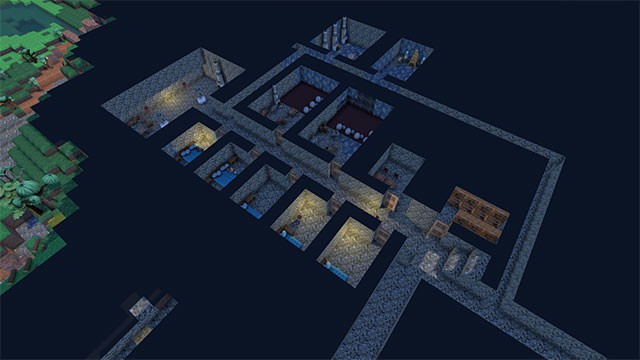 Chỉ huy người dân xây công trình cơ bản, công trình phòng thủ...