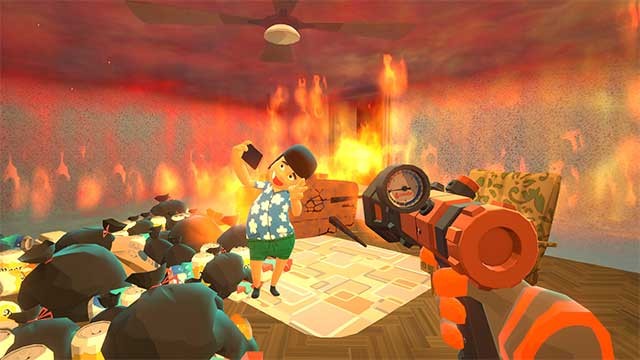 Làm bất cứ điều gì để xông vào một tòa nhà đang cháy và giải cứu khách hàng