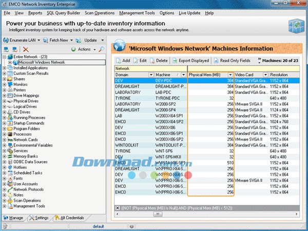 EMCO Network Inventory