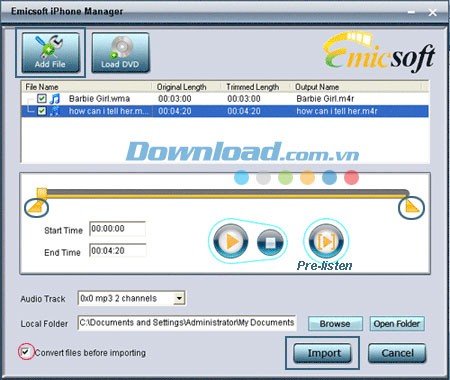 Emicsoft iPhone Manager