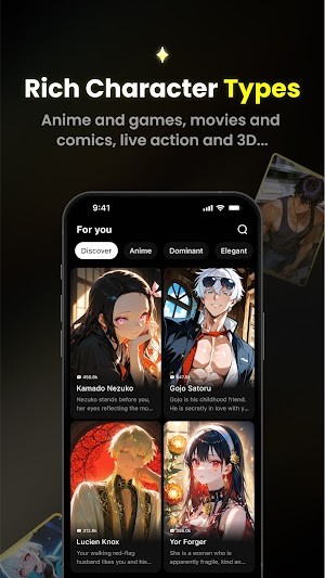 Trò chuyện với các nhân vật đa dạng