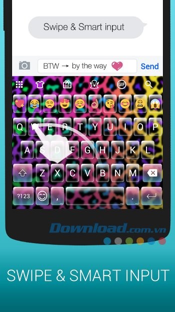 Lướt trên bàn phím để gõ nhanh