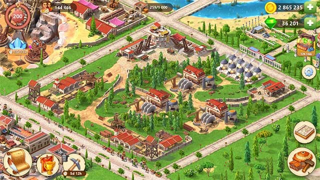 Phát triển thành phố và xây dựng các tòa nhà lớn