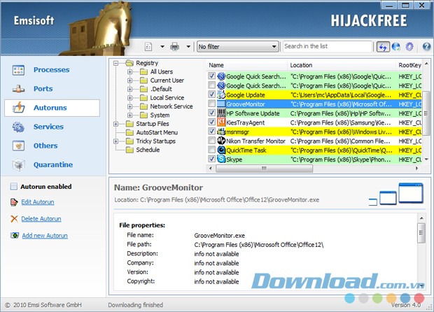 Emsisoft Hijackfree