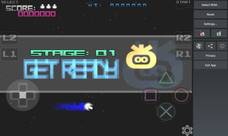 EmuPSX XL cho Android hiển thị game PS sắc nét