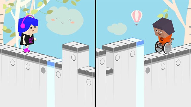 Điều khiển 2 nhân vật cùng lúc với 2 nhạc cụ khác nhau trong game Encounters: Music Stories