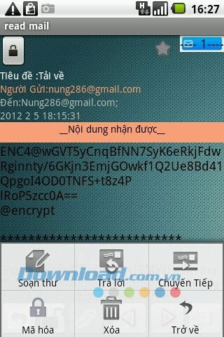 Encrypt Email for Android