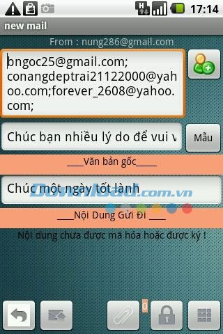 Encrypt Email for Android