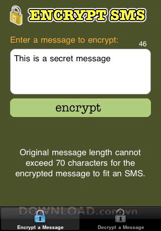 Encrypt SMS