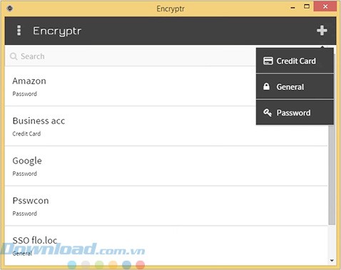 Thêm thông tin cần lưu trữ