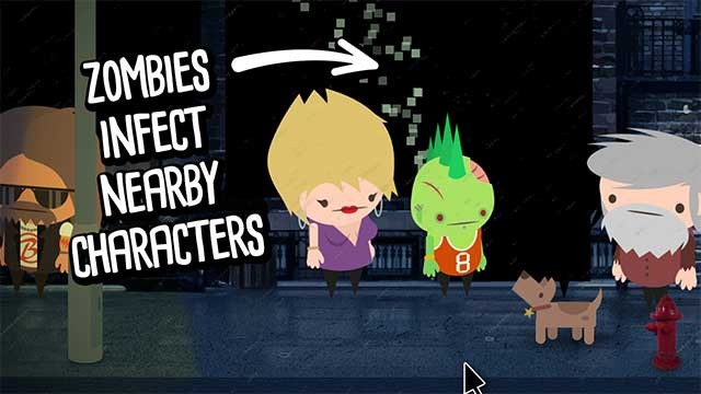 Bạn phải cố gắng giữ NPC tránh xa zombie để họ không bị nhiễm bệnh