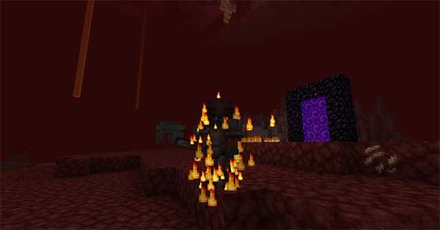Enderium đi kèm với hiệu ứng Enderman trong khi Netherite sẽ tạo ra các tia lửa