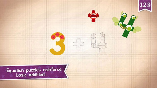 Rèn luyện kỹ năng nhận diện con số, đếm số, cộng trừ... trong Endless Numbers