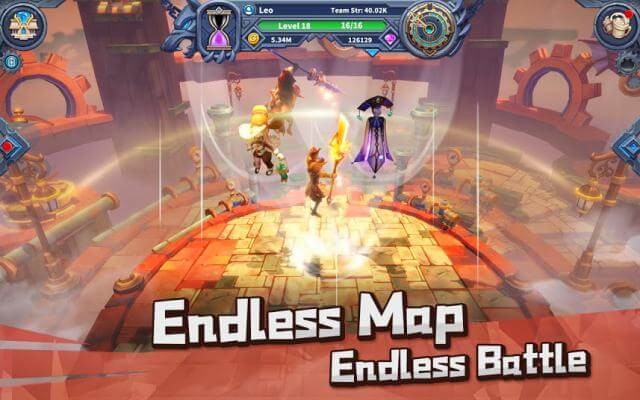 Chiến đấu ở thế giới bất tận trong game Endless World