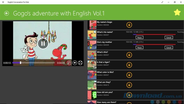 Học tiếng Anh qua video