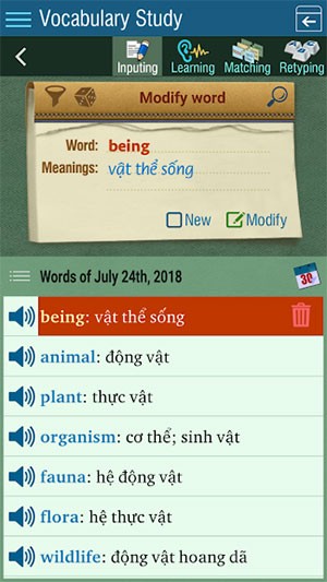 Từ vựng và cách đọc
