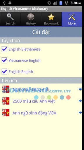 English Vietnamese Dictionary for Android