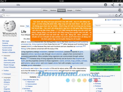 English Vietnamse Dictionary HD Free for iPad