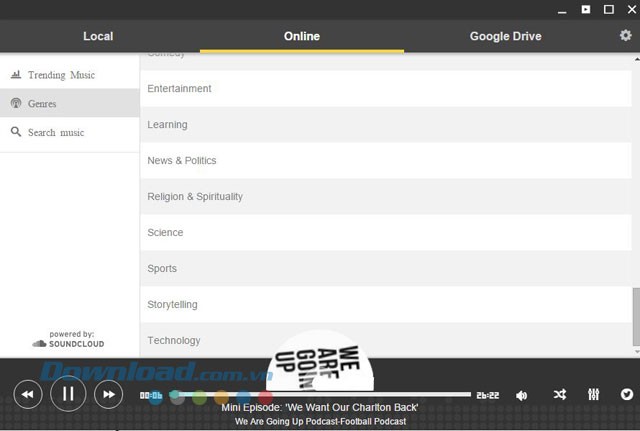Kho podcast nhiều chủ đề