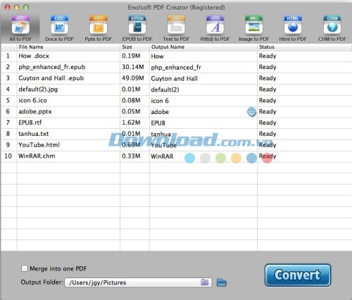 Enolsoft PDF Creator for Mac