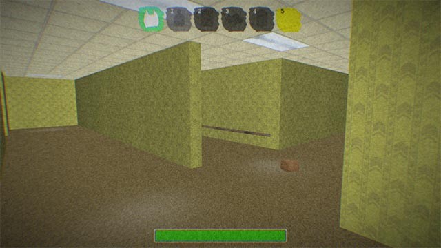 Phiêu lưu khám phá các căn phòng và khu vực bí mật mang phong cách Backrooms điển hình