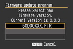 EOS 50D Firmware For Mac