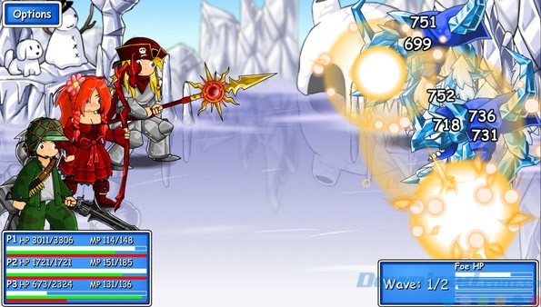 Vùng thung lũng bị đóng băng