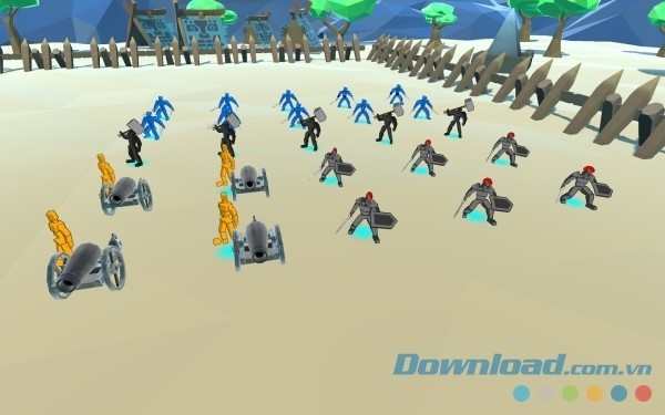 Game mô phỏng đánh trận hấp dẫn Epic Battle Simulator cho Android