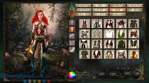 Giao diện ePic Character Generator