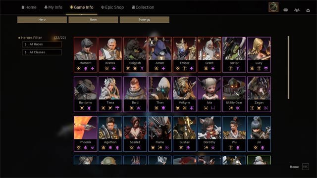 Khám phá dàn anh hùng khủng trong game Epic Chess