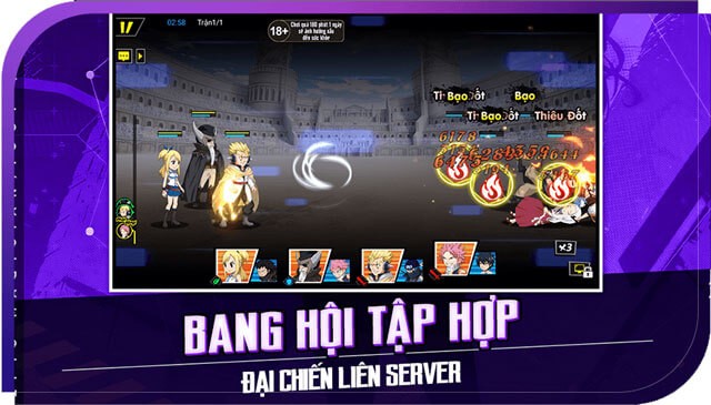 Bang hội tập hợp - Đại chiến server