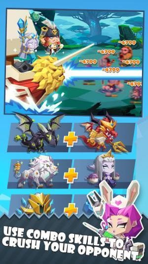 Sử dụng kỹ năng combo để đập tan đối thủ