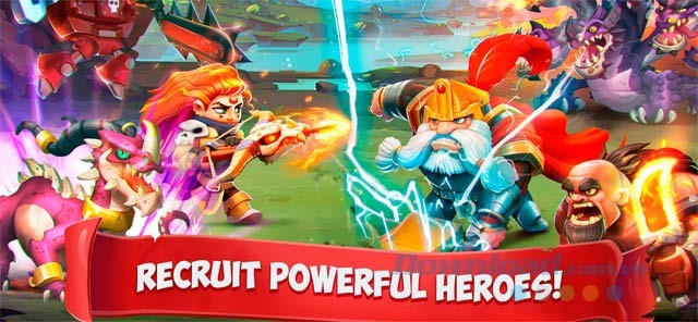 Thu thập các anh hùng mạnh mẽ