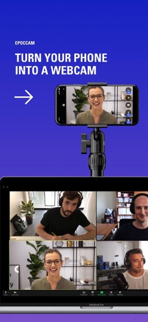 Biến iPhone thành webcam PC