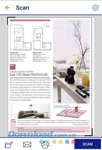 Tính năng quét tài liệu của Epson iPrint