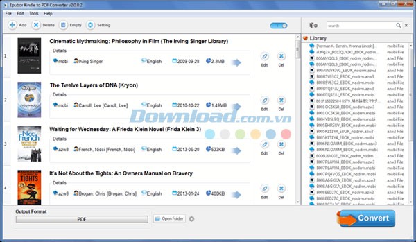 Epubor Kindle to PDF Converter