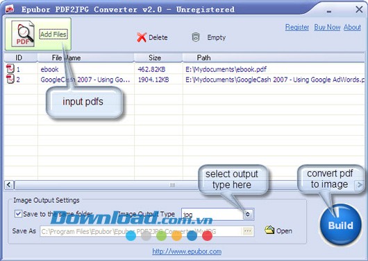 Epubor PDF2JPG Converter
