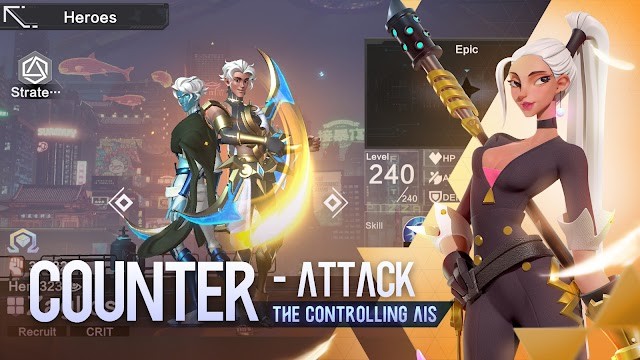 Điều khiển các anh hùng AI thực hiện tấn công